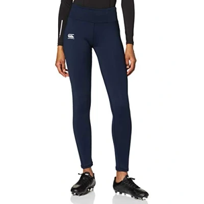 Image of Canterbury Women&#039;s Vapodri Full Length Tights Leggings, Navy, 14