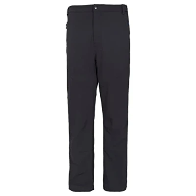 Image of DLX Canyon, Black, XXL, Quick Dry Water Repellent Trousers for Men, XX Large / 2X 2XL, Black
