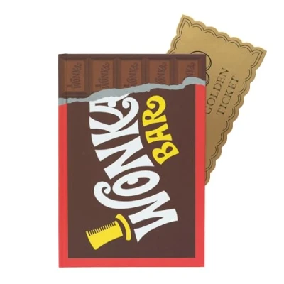 Image of Grupo Erik Willy Wonka A5 Notebook Bar Bullet Journal Notebooks Notepads Notepad Squared Paper And The Chocolate Factory