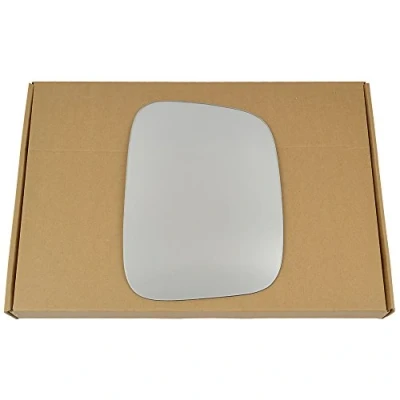 Image of Less4spares Wing Mirror Glass Right Compatible with VW transporter T5 LHD 2003 2009 STICK ON Driver Off Side Convex