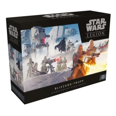 Image of Atomic Mass Games, Star Wars: Legion Blizzard Squad, Battle Squad Starter Set, Tabletop, 2 Players, Ages 14+, 120 180 Minutes, German