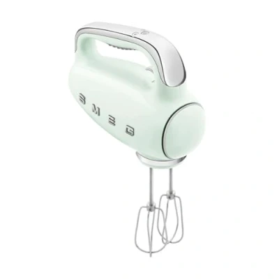 Image of Smeg HMF01PGUK 50s Retro Design Hand Mixer in Pastel Green