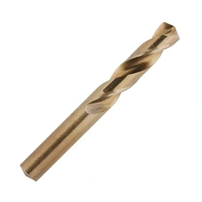 Image of UK Drills Cobalt Drill Bit Jobber Fully Ground, Stub M35 with Round Shank To be used in Aluminium, Stainless steel, Alloy &amp; Cast Iron 6.4mm 1/4&quot;