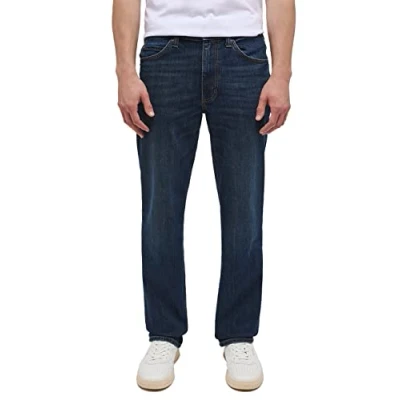 Image of MUSTANG Men&#039;s Style Tramper Straight Jeans, Medium Blue 883, 30 W/32 L