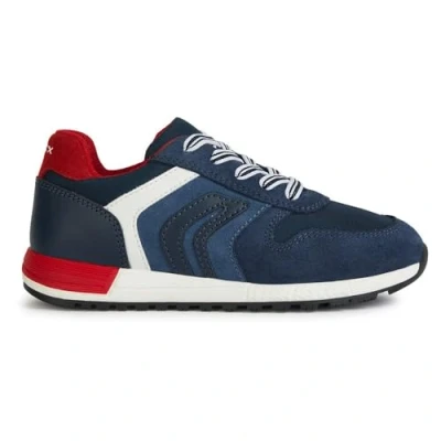 Image of Geox Boy&#039;s J Albums B Sneaker, Navy Avio, 12.5 UK