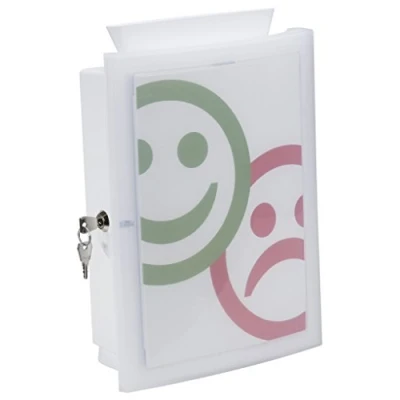 Image of HAN 4102 12 Image&#039;In Innovative Collection Ballot Box White