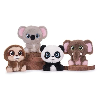 Image of Eco Earth 6&quot; (15cm) Cute Baby ANIMAL Plush Soft Toy SELECTED AT RANDOM (Koala, Panda, Sloth &amp; Elephant available) PLEASE NOTE: ONE SOLD PER ORDER AND