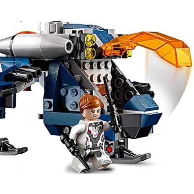 Image of LEGO 76144 Super Heroes Marvel Avengers Endgame Hulk Helicopter Rescue with Action Figure, Pepper Potts as Rescue, Building Set for Kids 8+