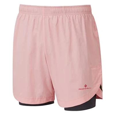 Image of RONHILL, Men&#039;s Life 7&quot; Twin Short, Bubblegum/CharcMarl L