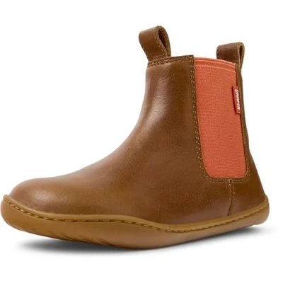Image of Camper Unisex Kid&#039;s Peu Cami K900326 Chelsea Bootie, Medium Brown 007 TWS, 10.5 UK Child