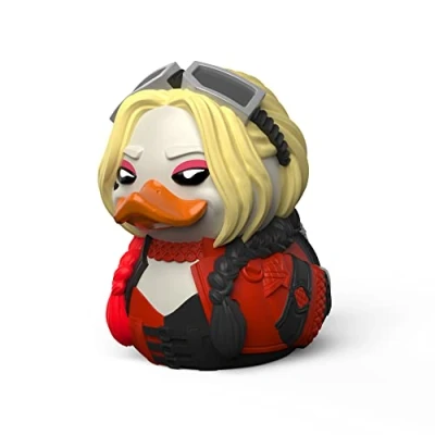 Image of TUBBZ Boxed Edition Suicide Squad Harley Quinn Collectible Vinyl Rubber Duck Figure Official DC Comics Merchandise TV, Movies &amp; Video Games