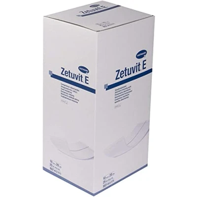 Image of Hartmann Zetuvit E Sterile Absorbent Dressing Pads, 10cm x 20cm, Pack of 25
