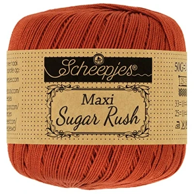 Image of Scheepjes Maxi Sugar Rush 388 Rust Yarn 10x50g