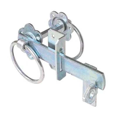 Image of Alberts 210250 Garden Gate Latch for High Gates or Wicker Fence Doors Galvanised Thick Layer Passivated