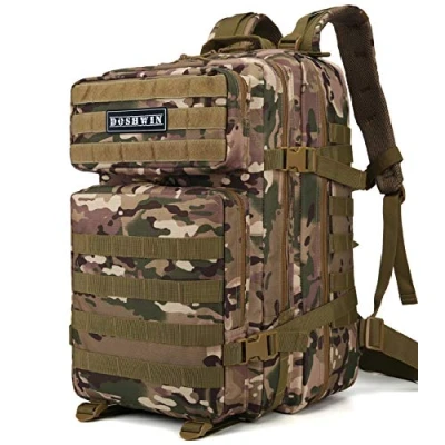 Image of Doshwin 40L Military Backpack Tactical Army Assault Pack Molle Camo Rucksack for Camping Trekking Travel Hiking (CP)