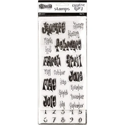 Image of Ranger Dylusions Dyary Stamp Set, Synthetic Material, 27.9 x 11 1.1 cm