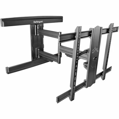 Image of StarTech.com TV Wall Mount for up to 80 inch (110lb) VESA Displays Low Profile Full Motion Universal Heavy Duty Adjustable Tilt/Swivel Articulating Arm (FPWARTS1), Black