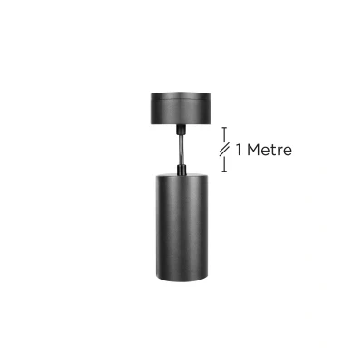 Image of Accentplus 130mm Dia 65mm GU10 Base Surface Mounted Suspended Pendant Integral LED