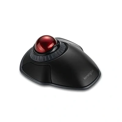 Image of Kensington Orbit Wireless Trackball with Scroll Ring, Professional Computer Mouse Bluetooth, (2.4GHz Wireless), Optical Tracking &amp; AES Encryption Security, Left or Right Handed Black (K70992WW)