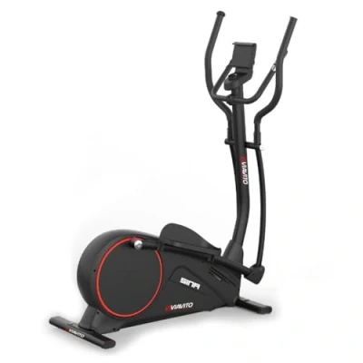 Image of Viavito Sina Magnetic Elliptical Cross Trainer for Home Use Hyper Quiet Cardio Fitness Machine Weight Loss &amp; Full Body Workout, 9KG Flywheel, 15 Stride, 32 Resistance Levels, LCD Display Wheels