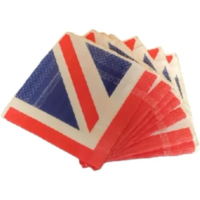 Image of Vibrant Red, Blue &amp; White Union Jack 3 Ply Napkins (Pack of 20) Premium Quality Perfect for Patriotic Party Decorations