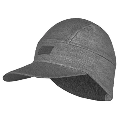 Image of Buff Unisex Khaki Merino Wool Fleece Hat, Grey, One Size UK