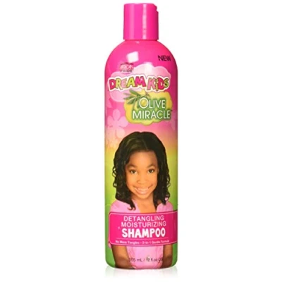 Image of African Pride Dream Kids Olive Miracle Detangling Shampoo 360 ml (Pack of 2)