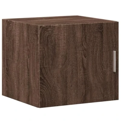 Image of vidaXL Wall Cabinet Brown Oak 45x42.5x40 cm Engineered Wood