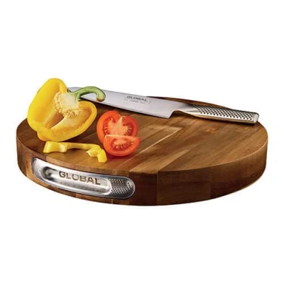 Image of Global Acacia Pro Round Cutting Board 35cm x 4.5cm
