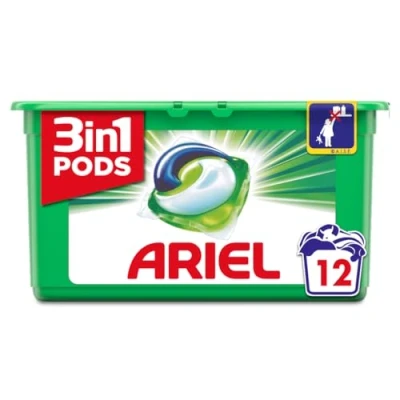 Image of Ariel 3 in 1 Pods Regular Washing Tablets, 12 Washes