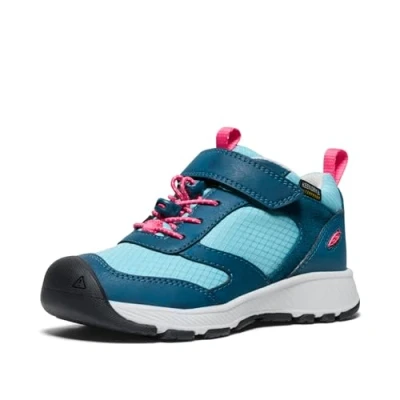 Image of KEEN Skua Waterproof Sneakers, Reef Waters/Rouge Red, 2 UK