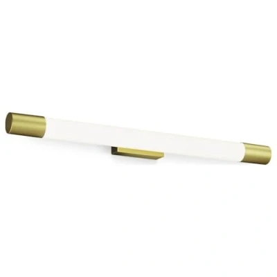 Image of Philips Rover Mirror LED Light Round, 10W, 1500 lm, 2700K, Brass, IP44, Water Resistant