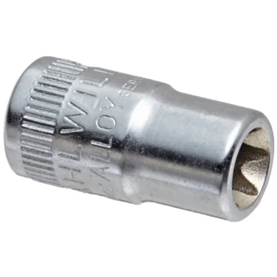 Image of Stahlwille STW40TXE8 1/4 Inch Drive E8 7.5mm Outside Torx Socket Silver