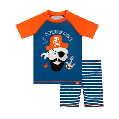 Image of Harry Bear Boys Pirate Swim Set Blue 5 6 Years