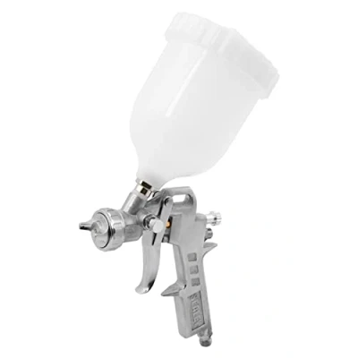 Image of Sealey Spray Gun Gravity Feed 1.5mm Set Up