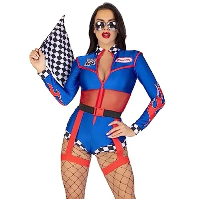 Image of Leg Avenue 87172 10101 Suit Set, Women, Multicolor, S