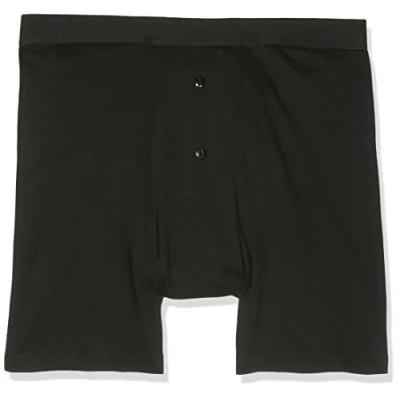 Image of P&amp;S Healthcare Medium Black Mens Incontinence Boxer