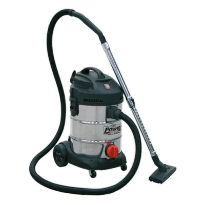 Image of Sealey Pc300Sd Vacuum Cleaner Industrial 30Ltr 1400W/230V Stainless Bin