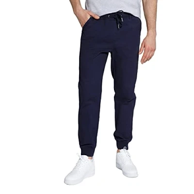 Image of STHUGE Men&#039;s Herren Schlupfhose Modern Fit Pull on Pants, Black Slate, Große Größe