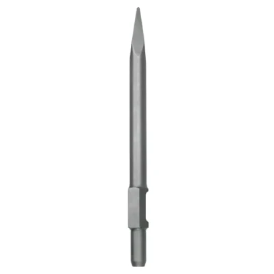 Image of Original Einhell Pointed Chisel 410 mm (Demolition Hammer Accessories, SDS Hex Shank, Made of Robust Metal, Length)