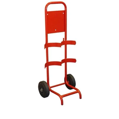 Image of Double Fire Extinguisher Trolley