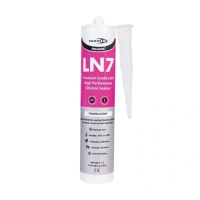 Image of Bond It LN7 Premium Low Modulus Neutral Cure Waterproof Pure LMN Silicone Sealant 100% Glass Ceramic Metal 310ml (Translucent)