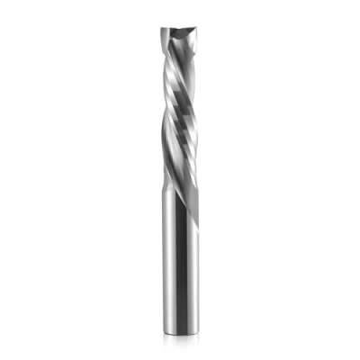 Image of 2 Flutes Router Bits CNC End Mill, Up Down Cut Compression Spiral Milling Cutter Tools, Solid Carbide with 0.24 inch (6 mm) Shank and Cutting Diameter Mills Sets for Wood MDF Engraving