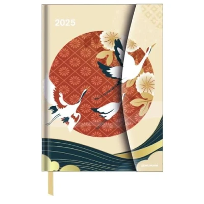 Image of Japanese Papers 2025 Diary Buchkalender Taschenkalender 16x22: Magneto