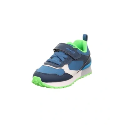 Image of Superfit DASH Unisex Trainers for kids, Size: 8.5/9K, Blau/hellgrün Synthetics/textile