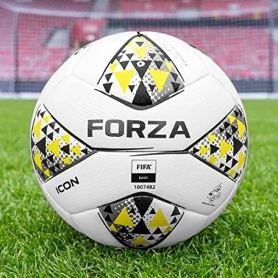 Image of FORZA Footballs Match, Training, Astro, Garden And Futsal Balls The Best Football On Market Expertly Manufactured (FORZA Icon Pro Match Ball, Size 4 (Junior))