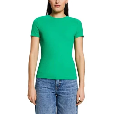 Image of ESPRIT Women&#039;s 993ee1k384 T Shirt, 310/Green, Large