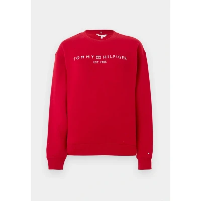 Image of Tommy Hilfiger LOGO Sweatshirt, Women&#039;s, Size: XXS, Regatta red