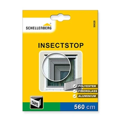 Image of Schellenberg 50028 white fixing strap for polyester, fiberglass and aluminum fly screens, 5.6 m