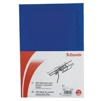 Image of Esselte Orgarex 32620 inserts for hanging folders, Blue, Set of 10